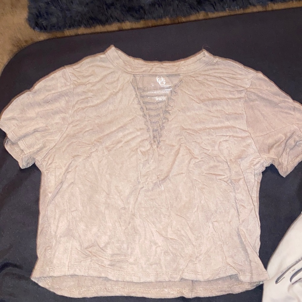 Bealls outlet brown crop top